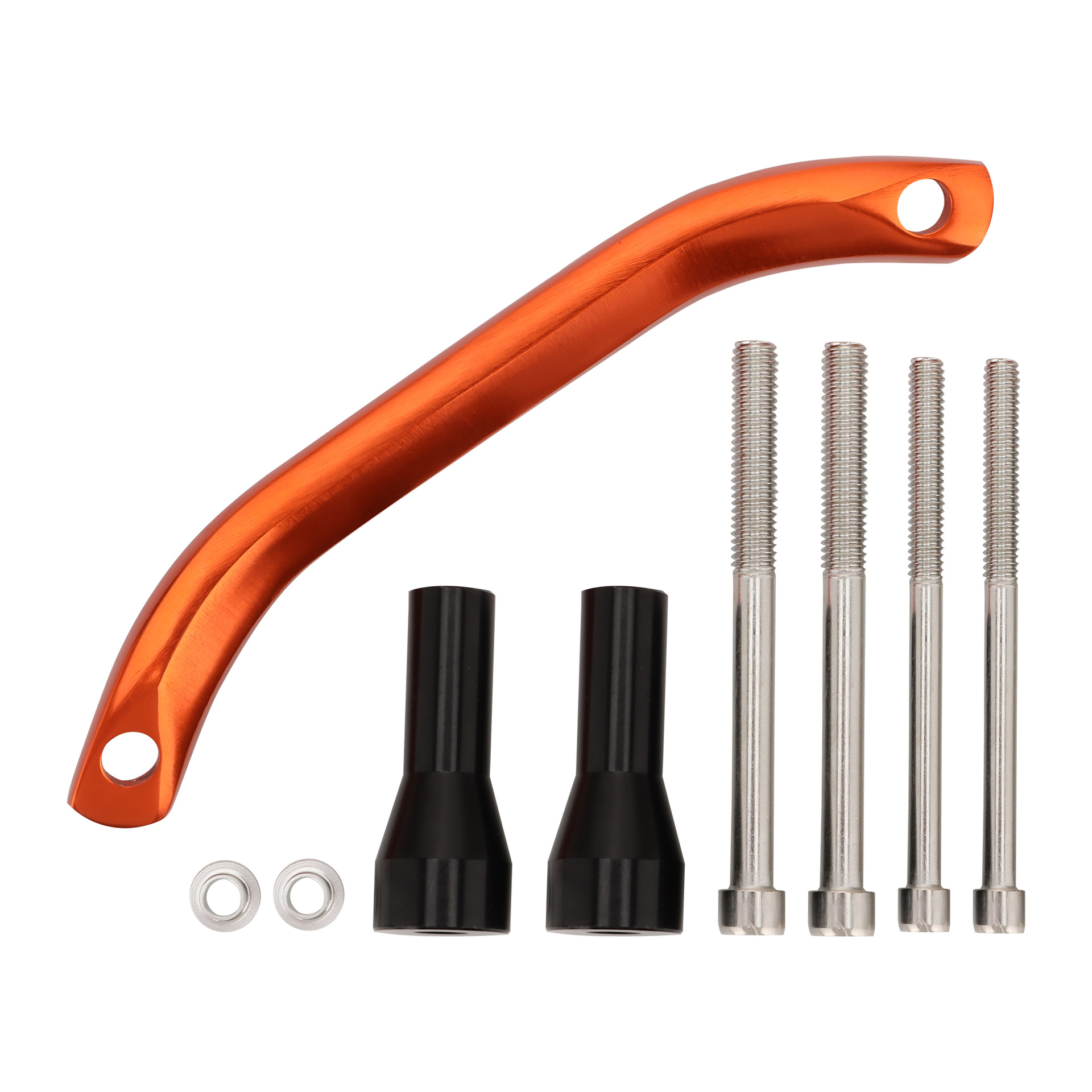 Ausziehbarer, Orangefarbener 155-mm-hebegriff Für Offroad-motorräder/quads, Soziussitzkissen, Abschleppgurt, Schwerlast-hebegurt, Universalzubehör