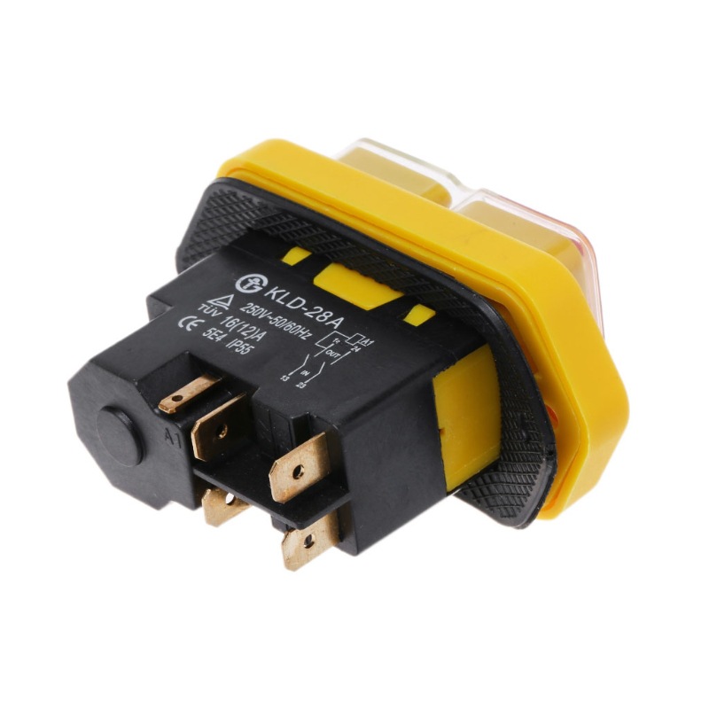 Der Elektromagnetische Schalter Der Serie Warrior Garden Yh02-a Mit Seinem Rot/grünen Knopf Kjd17b Ist Speziell Für Die Motorsteuerung Von Elektrowerkzeugen Konzipiert.