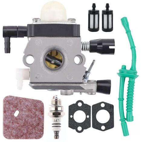 Adefol Vergaser-reparatursatz Für Stihl Fs38 Hk45 Fc55 Freischneider – Komplettset Mit Dichtungen, Zündkerze, Luftfilter Und Kraftstofffilter – Hochleistungs-ersatzteile