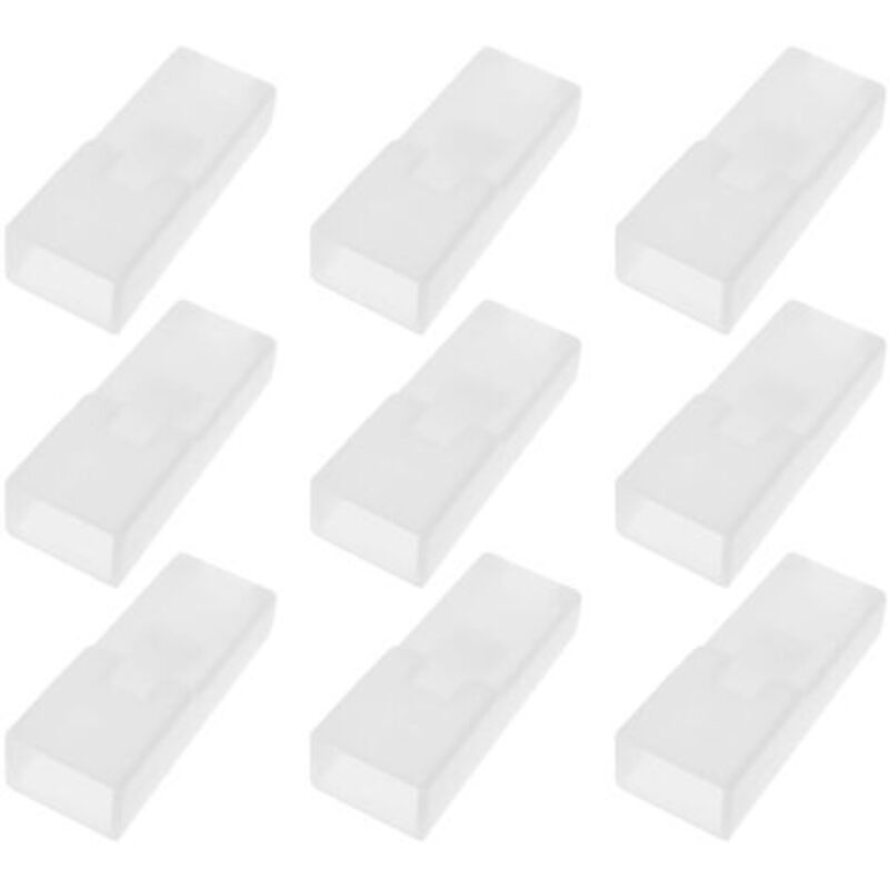50x Schutzhülle/isolierhülle Für 6,3-mm-kabelschuhe Mit Lasche, Weiß