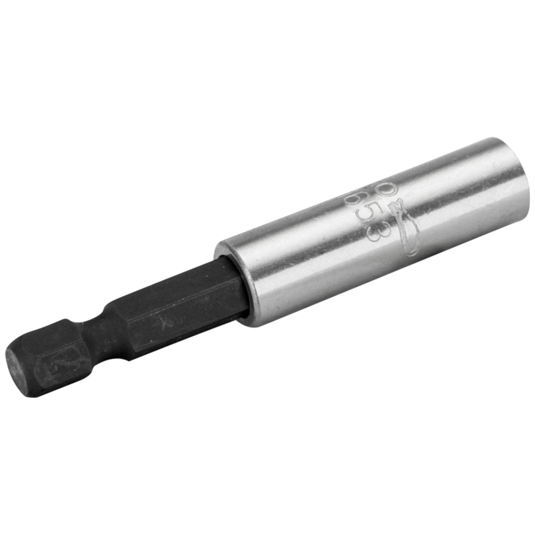 Bahco 1/4 Magnetischer Universal-bithalter Mit Haltering, Sechskant 60 Mm, Mit Permanentmagnet - 5 Stck./kunststoffbox