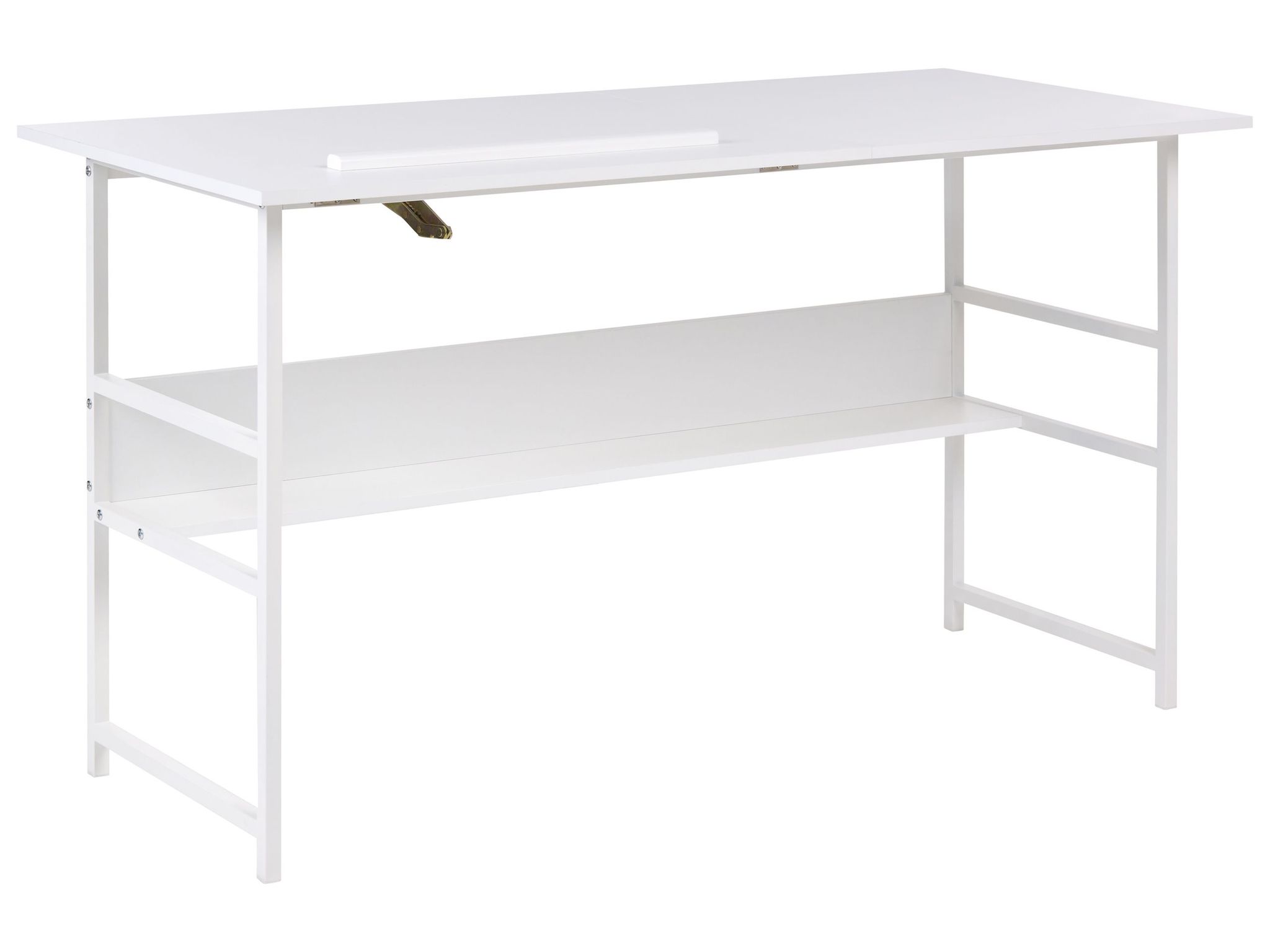 Zeichentisch Mit Neigbarer Tischplatte Oran 140 Cm 60 Cm Weiß