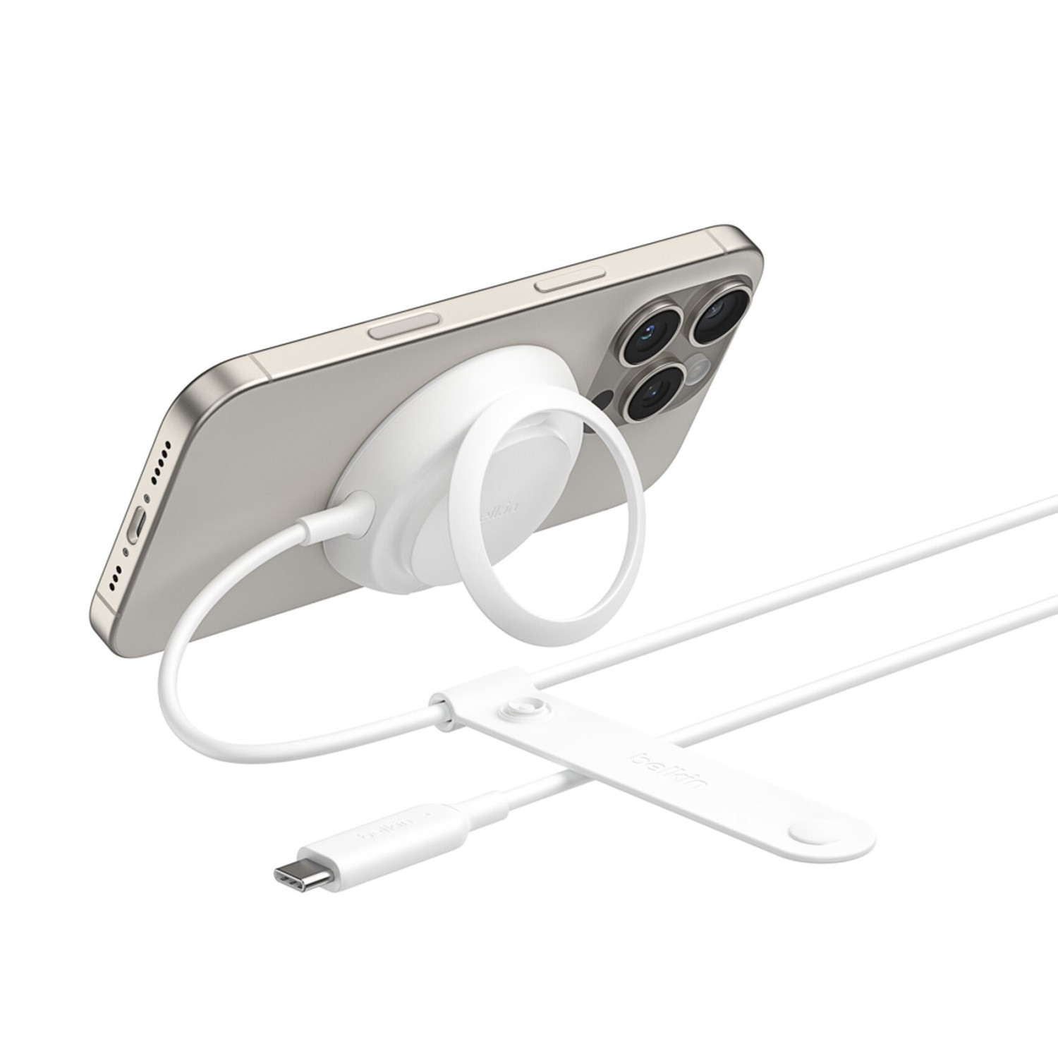 Belkin Wia014hqwh Kopfhörer, Smartphone Weiß Usb Kabelloses Aufladen Schnellladung Drinnen