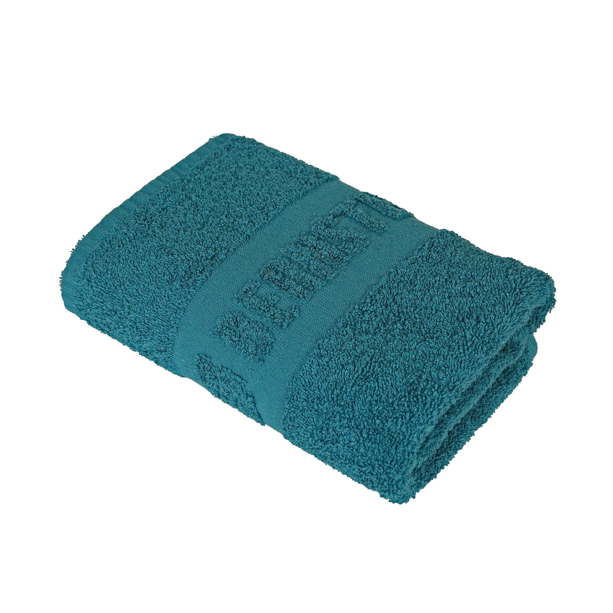 Handtuch Bernstein Purecotton Petrol 100% Baumwolle 50x100cm