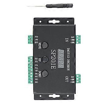 Sp201e Rgb-led-pixelstreifen-controller Mit Dmx512-decoder, Unterstützt 3072 Kanäle, Kompatibel Mit Einer Var