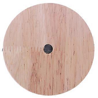 Lampenfuß Im Schlichten, Modernen Stil, Deckenplatte Aus Holz, Deckenhalterung E27, Lampenfassung, Kronleuchterfuß