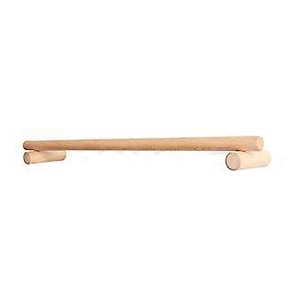 Sztxj Einfacher Handtuchhalter Aus Holz, Der Ohne Bohren Auskommt, Aufbewahrungsständer Für Bad Und Küche (45 Cm)