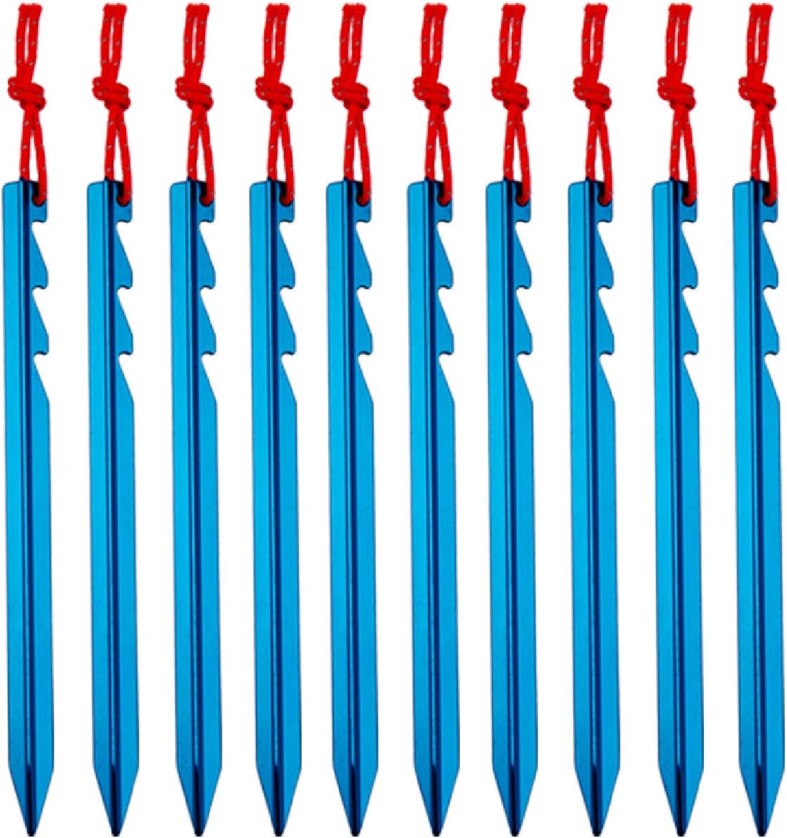 18 Cm Heringe Aus Aluminiumlegierung, Leichte Befestigungsheringe, 10er-packung