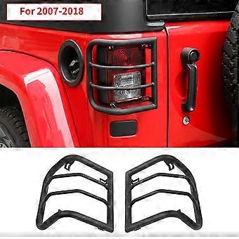 1 Paar Linke Und Rechte Rücklichtabdeckungen, Rücklichtschutz, Dekorative Abdeckungen Für Wrangler Jk 2007-2018