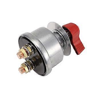 Hauptbatterietrennschalter, 4 Awg 1ft Batteriekabelsatz, Hochstrom-batterietrennschalter Für Wohnmobil, Boot, Atv, Rot