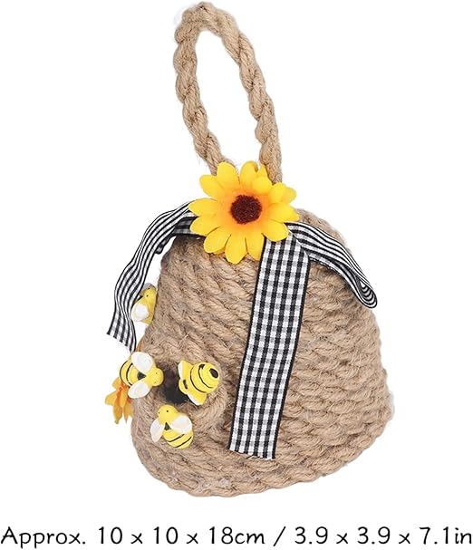 1 Stück Bienenstock-ornament, Honigbienen-ornament, Kleine Biene, Sonnenblumen-ornament