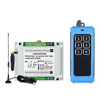 315 Mhz/rf433 Mhz Drahtloser Fernbedienungsschalter Dc 12 V-24 V Relais 6-kanal-empfänger-controller Und 6-tasten-sender.