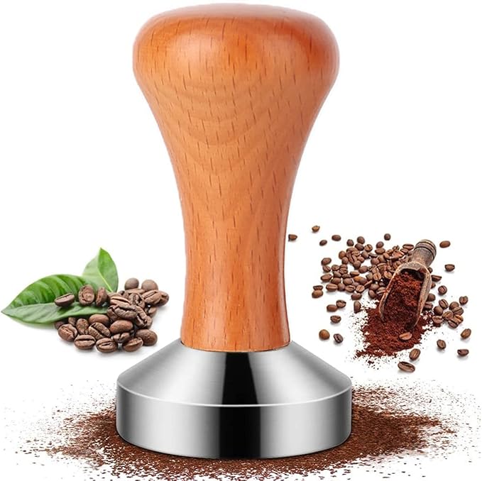 1 Stück Kaffeetamper Aus Edelstahl, Espressotamper, 51 Mm, Edelstahl 304