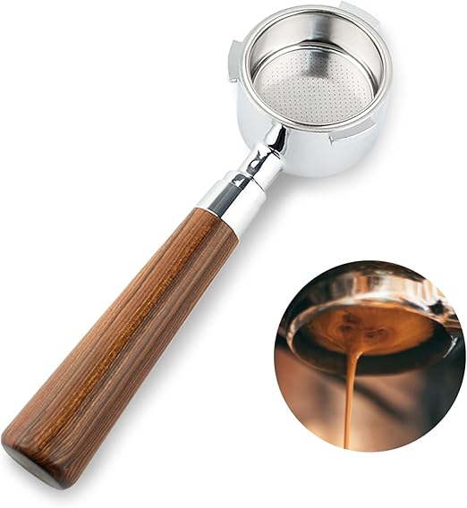 Stück 51 Mm Bodenloser Filterhalter, Wiederverwendbarer Kaffeefilterhalter