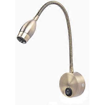 Flexible Wandleseleuchte/nachttischlampe Mit Schalter, 1 X 3 W Cree 3000 K My-b032