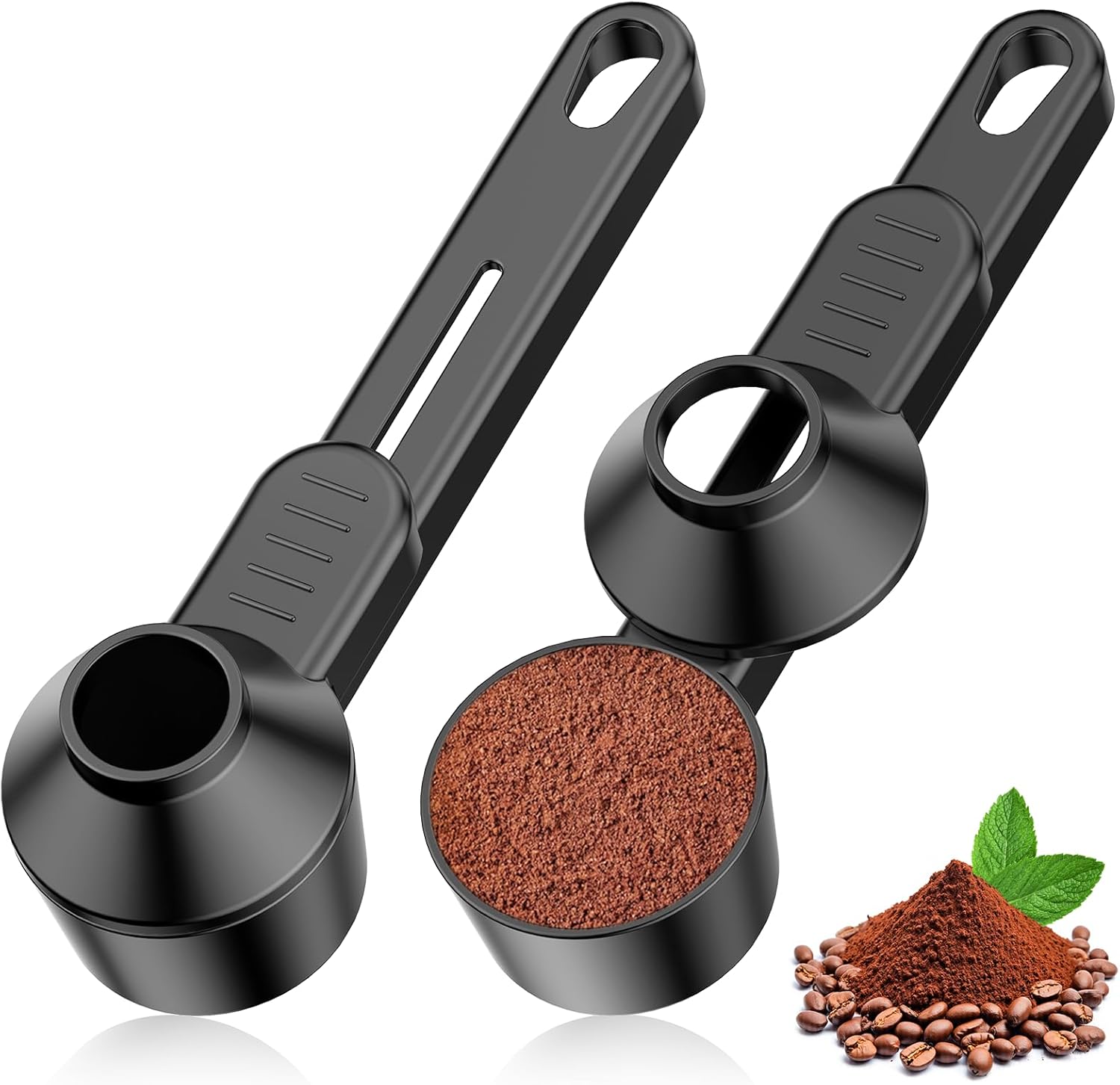 Set Aus 2 Teelöffeln Und Trichter Für Wiederverwendbare K-cup-kaffeekapseln – Für Gemahlenen Kaffee, Proteinpulver, Tee