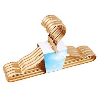 Kinder-anzugbügel Mit Anti-rutsch-funktion, Langlebig, Rutschfest (5 Stück, Gold)