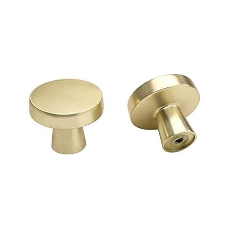 Gebürstete Türknöpfe, Goldene Pilz-schubladenknöpfe, Gebürstete Goldene Küchen