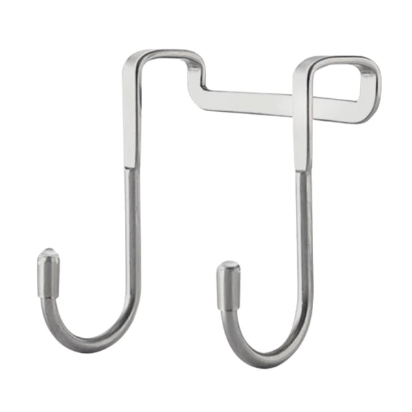 Doppelhaken Zum Aufhängen An Der Tür – Haken Aus Edelstahl, Silber