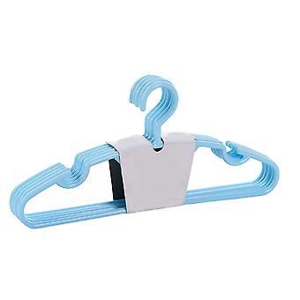 10 Stück Kleiderbügel Aus Kunststoff Für Den Haushalt, Rutschfest, Für Trockene Und Nasse Wäsche (blau)