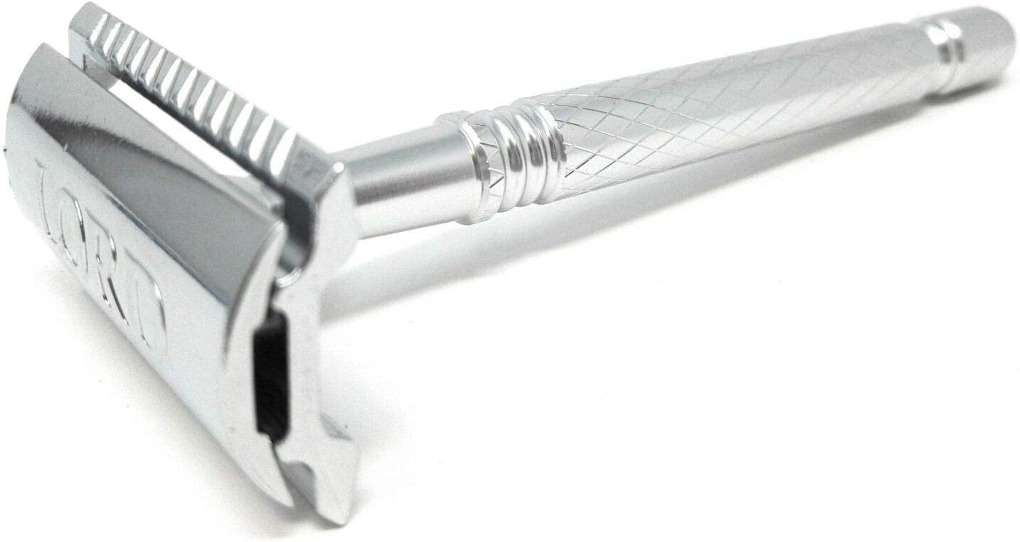 Plastikfreier Sicherheitsrasierer – Metall-doppelklingenrasierer – Lord Razor