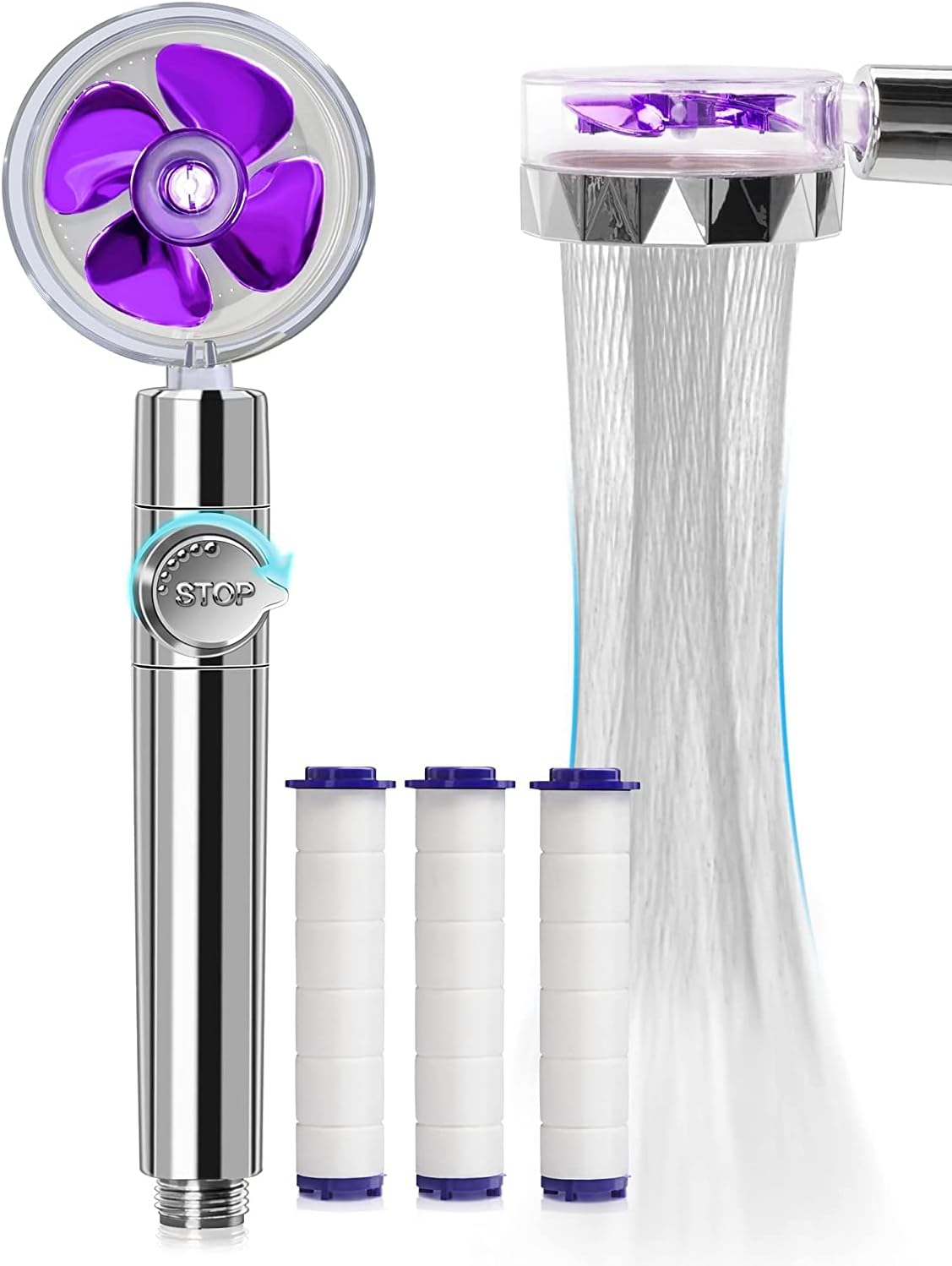 Handbrausekopf Mit Kalkschutz Und Wassersparfunktion