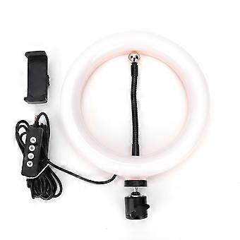 8-zoll-ringlicht Mit Pinkfarbener Led-beleuchtung Für Live-streaming, Selfies Und Tattoos