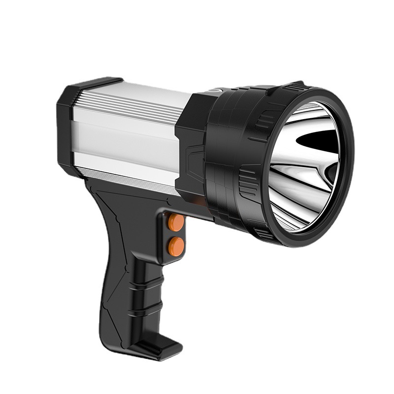 Wiederaufladbare Led-taschenlampe Mit Superheller Led-beleuchtung Und Stromanschluss