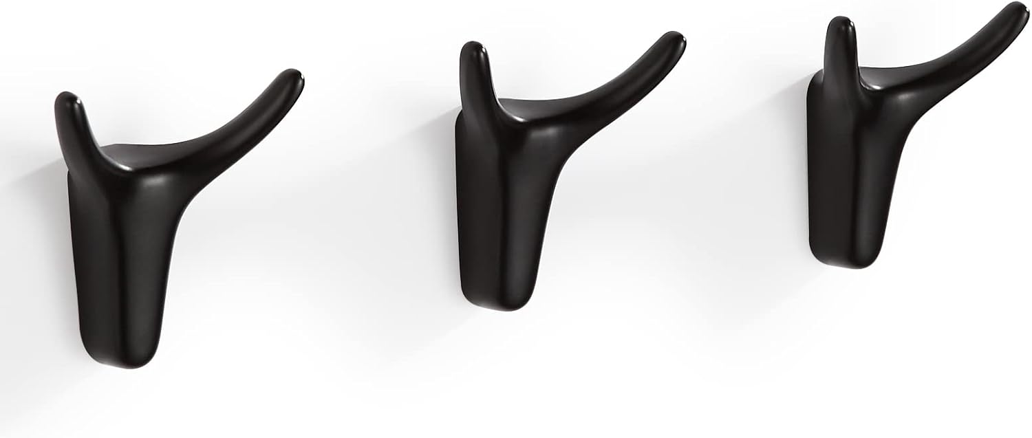 Schlichte Schwarze Skandinavische Kleiderbügel, Wandgarderobenhaken, Flurschränke,