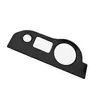 Scheinwerferschalter-zierblende Aus Aluminium, Dekorabdeckung, Knopffeldaufkleber Für Ladegerät (schwarz)