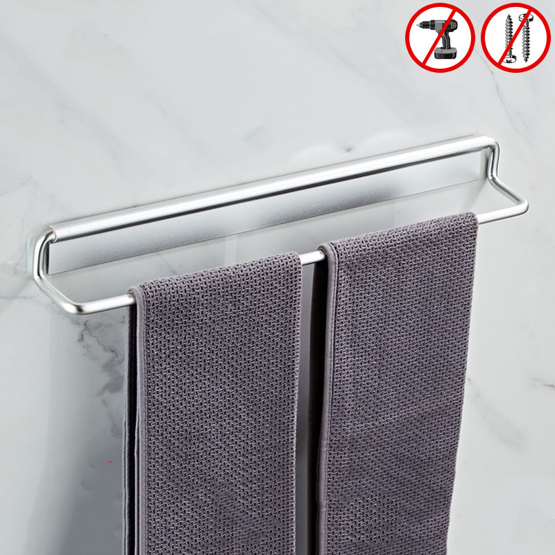 Wandhandtuchhalter, Handtuchring Aus Aluminium, Schwarzer Handtuchhalter