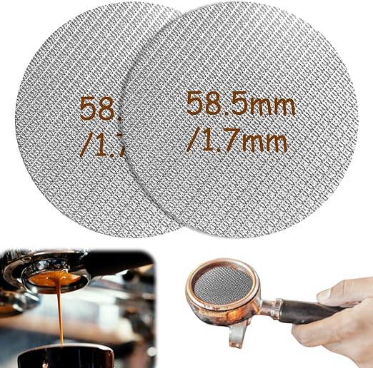 2 Stück 58,5 Mm Espressosieb – 1,7 Mm Kaffeefilter, 150 Μm, Reusa