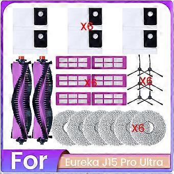 26-teiliges Ersatzteilset Für Eureka J15 Pro Ultra Staubsauger: Hauptbürste, Seitenbürste, Hepa-filter, Wischtuch, Staubbeutel