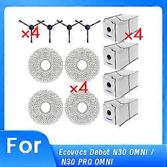 12-teiliges Ersatzbürsten-, Staubbeutel- Und Tuchbezug-set Für Debot N30 Omni / N30 Pro Omni Staubsauger