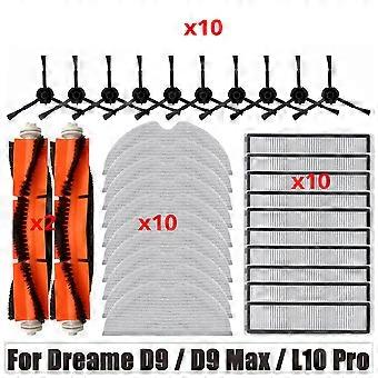 Für D9 / D9 Max / L10 Pro Hauptbürste Seitenbürste Hepa-filter Wischtuch Zubehör