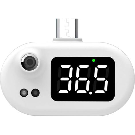 Usb-smartphone-infrarot-kontaktlos-thermometer Für Iphones – Einfach Zu Bedienen