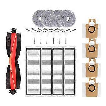 Für Saugroboter X20+ / X20 Plus: Hauptwalze, Seitenbürste, Wischtuch, Staubbeutel