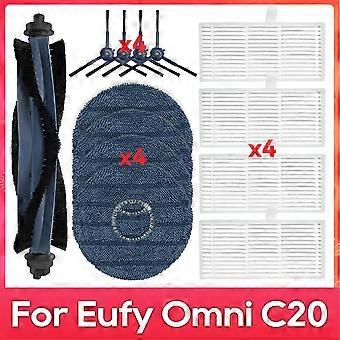 Ersatzteile Für Omni C20 Saugroboter: Hauptbürste, Seitenbürste, Filter, Wischtuch, Zubehör