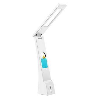 Tragbare Lichttherapielampe, Verstellbarer Arm Und Faltbares Design, Dimmbare Schreibtischlampe Mit Touch-schalter Und Wiederaufladbarem Akku Für Das Homeoffice