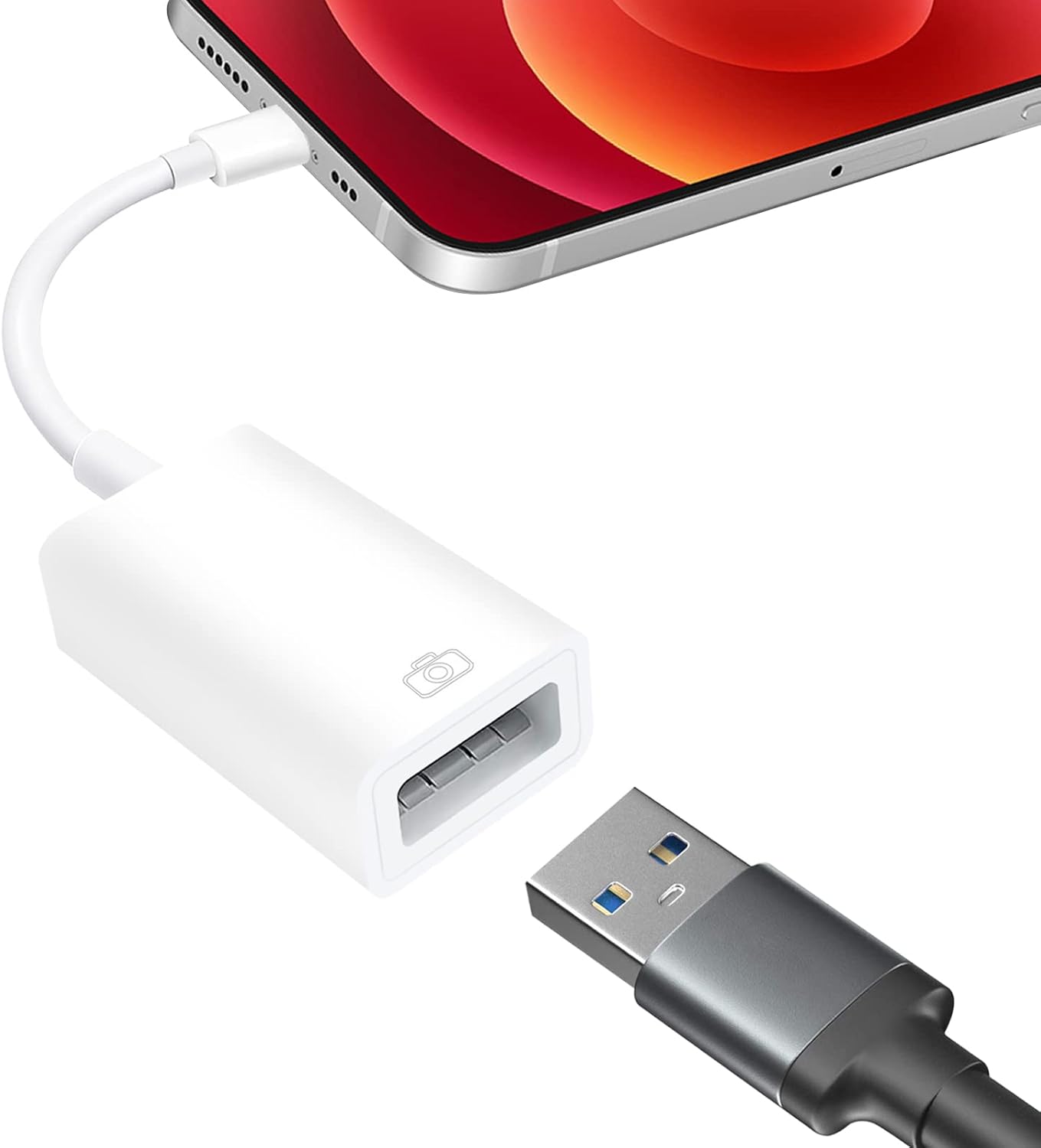 Lightning-auf-usb-kameraadapter, Kompatibel Mit Iphone, Ipad, Us