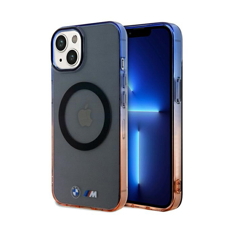 Bmw Gradient Bumper Magsafe - Iphone 15 Plus Hülle (grau)