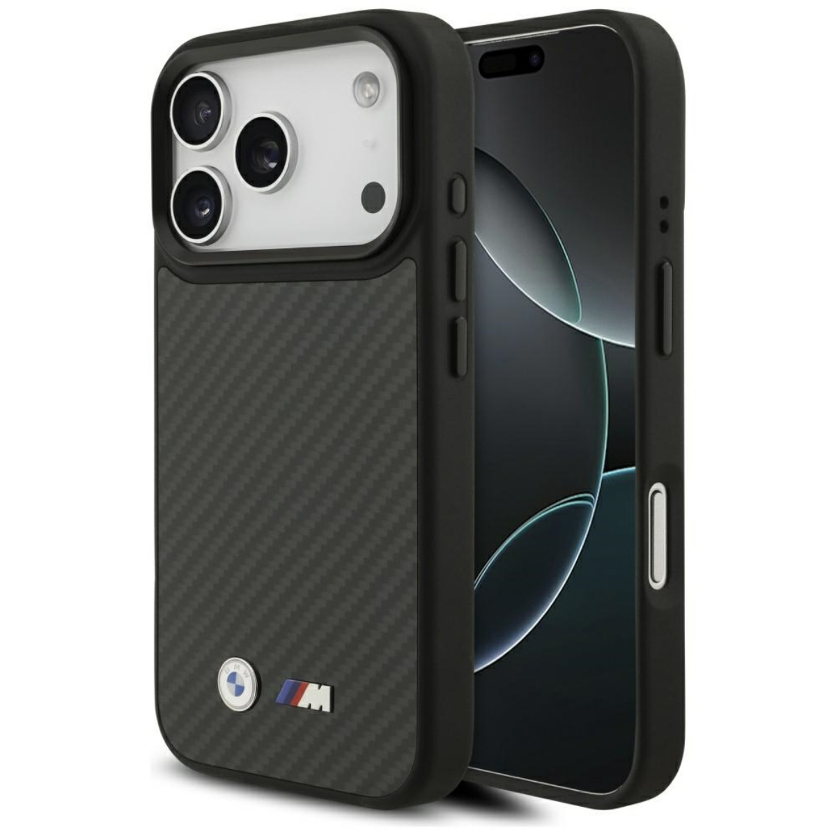 Bmw M Kevlar Matt Magsafe Hülle Für Iphone 17 Pro Schwarz