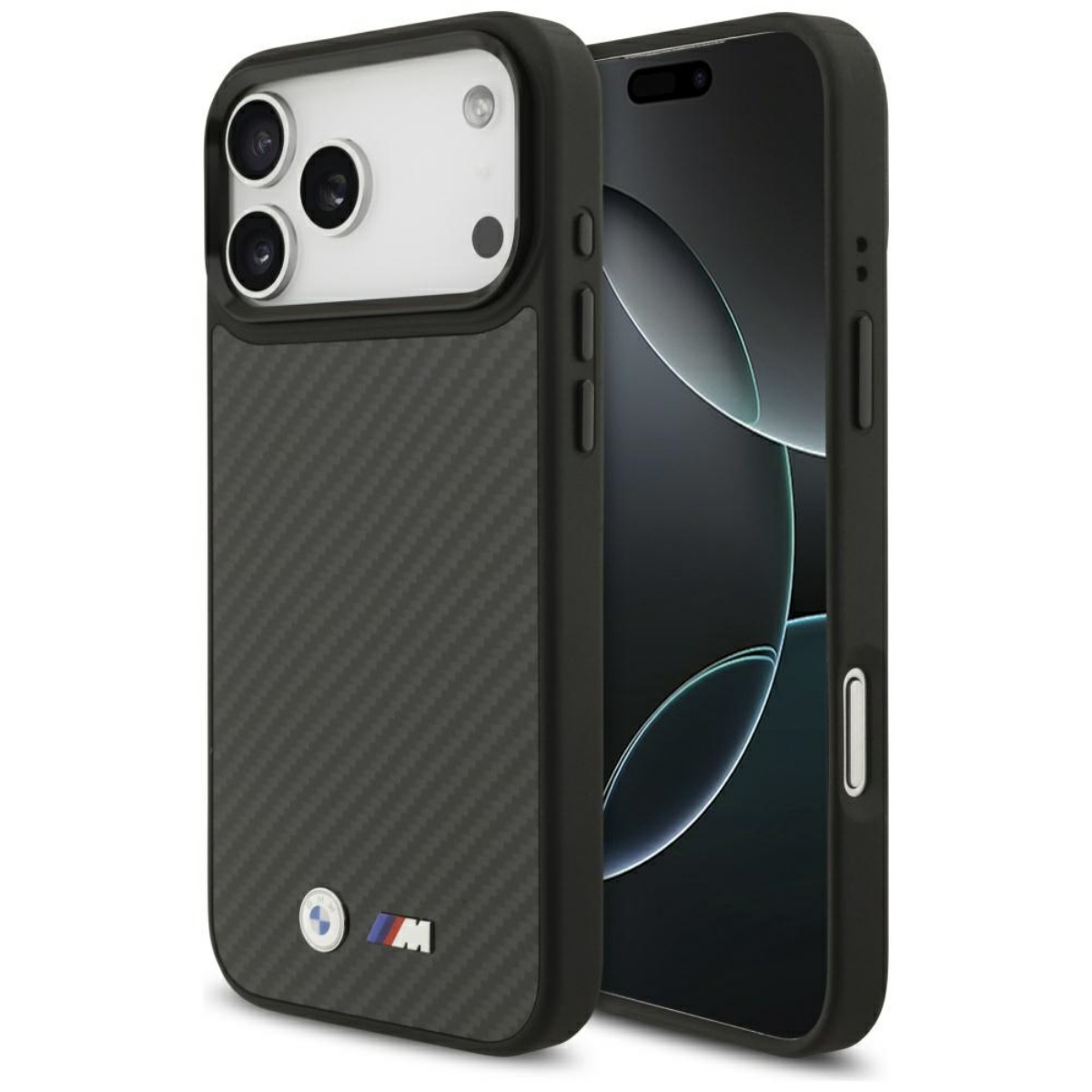 Bmw M Kevlar Matt Magsafe Hülle Für Iphone 17 Pro Max Schwarz