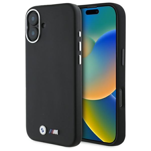 Bmw Bmhmp16m23pmwk Iphone 16 Plus 6,7" Schwarze/schwarze Hartschalen-schutzhülle M Glatt Vollständig Umschlossenes Metall Magsafe