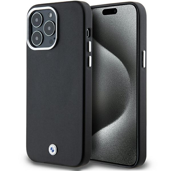 Bmw Bmhmp15x23pufwk Iphone 15 Pro Max 6,7" Schwarz/schwarz Signature Wrapped Metal Magsafe