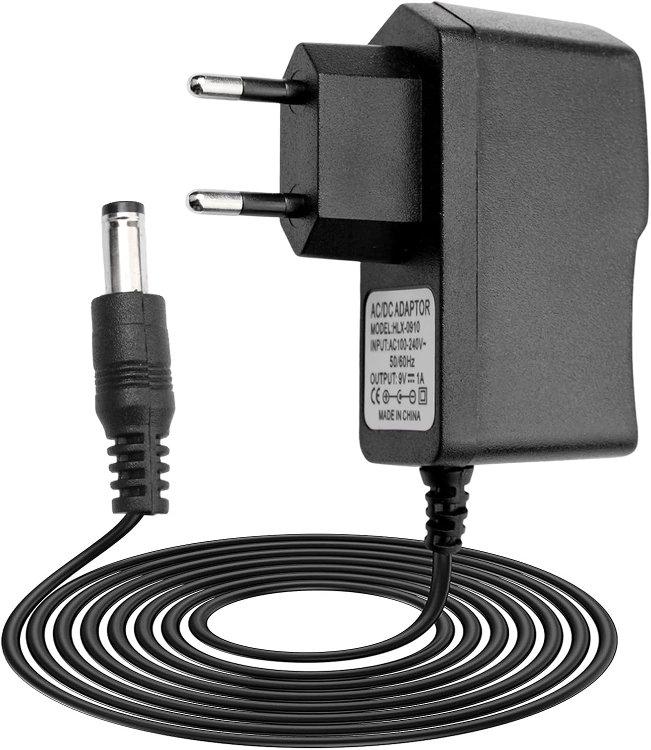 9v-netzteil Für Gitarreneffektpedale, 1a, Ac-adapter-netzteil, Mittelkontakt Negativ, Außenkontakt Positiv, Dc-ladegerätblock Für Behringer Zoon Ms-70cdr Looper Stompbox Keyboards