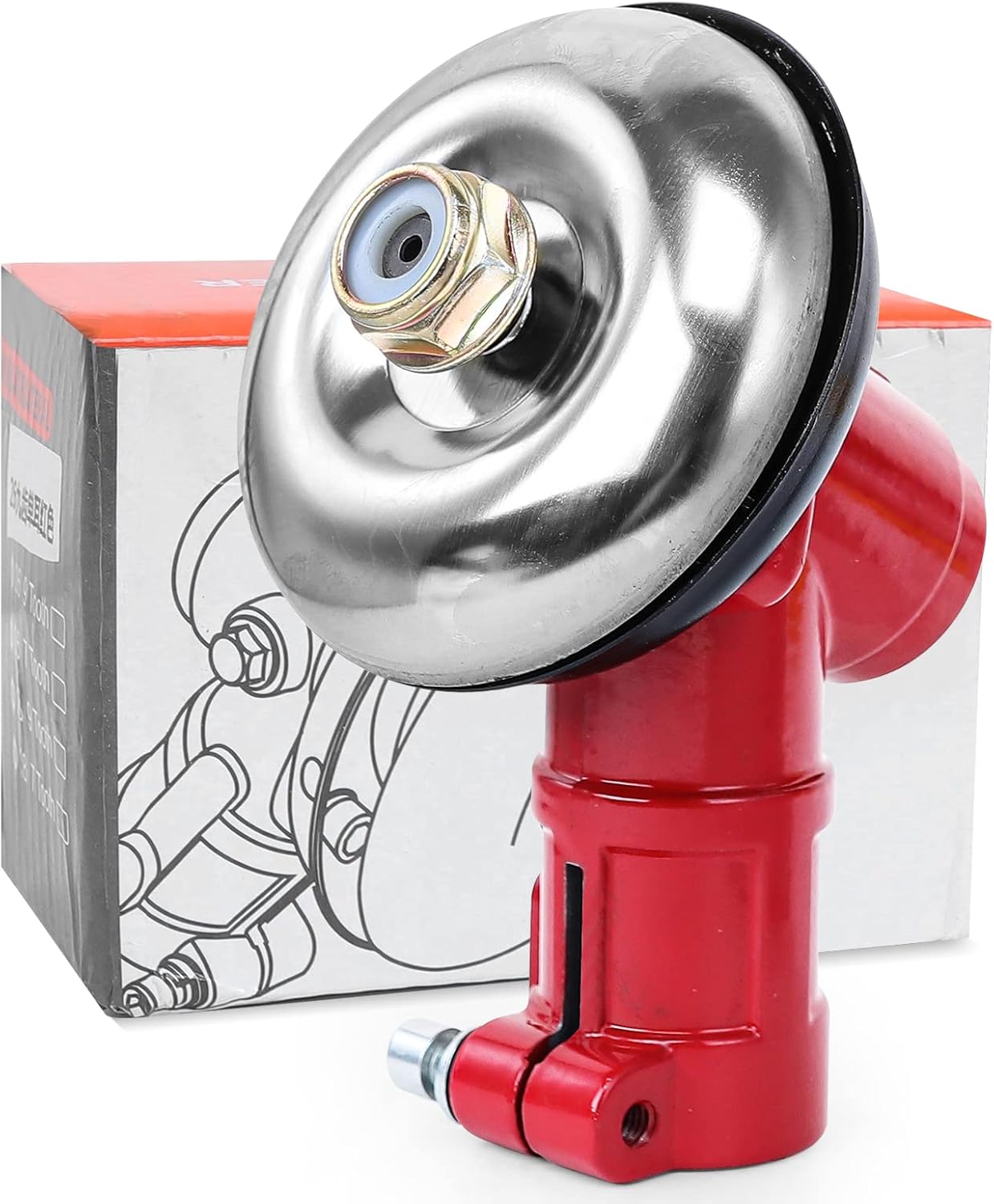 Viabrico 26 Mm – 9-zahn-winkelgetriebe Für Freischneider, Universal-getriebekopf Für Freischneider, Silber