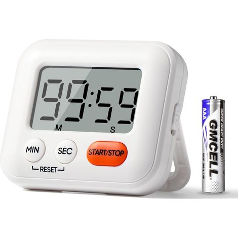 Blendura Küchentimer, Kindertimer Mit Ein-/ausschalter, Geeignet Für Verschiedene Anlässe Wie Kochen, Backen, Sport, Prüfungen, Spiele Usw., Inklusive Einer Aaa-batterie