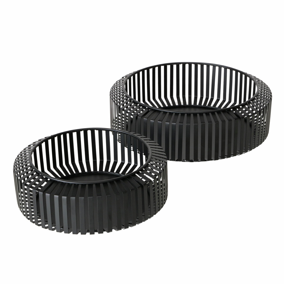 Schalen Aus Metall Viki, Ø 24-30 Cm, 2er-set