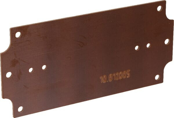 Montageplatte 80x160mm Bopla Mpl219220231235